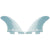 FCS II Carver Glass Flex Medium Quad Rear Fin Pair