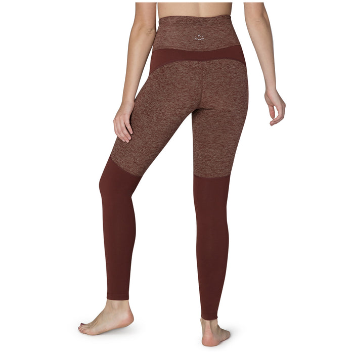 Beyond Yoga Spacedye Paneled High Waisted Long Leggings - Women's Red Rock/Tumbleweed
