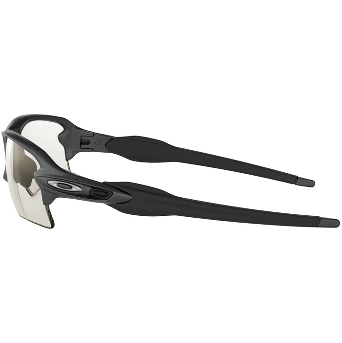 Oakley Flak 2.0 XL Sunglasses Steel/Clear-Black Photochromic