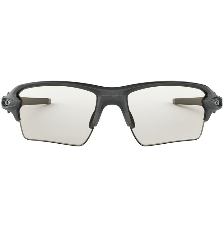 Oakley Flak 2.0 XL Sunglasses Steel/Clear-Black Photochromic