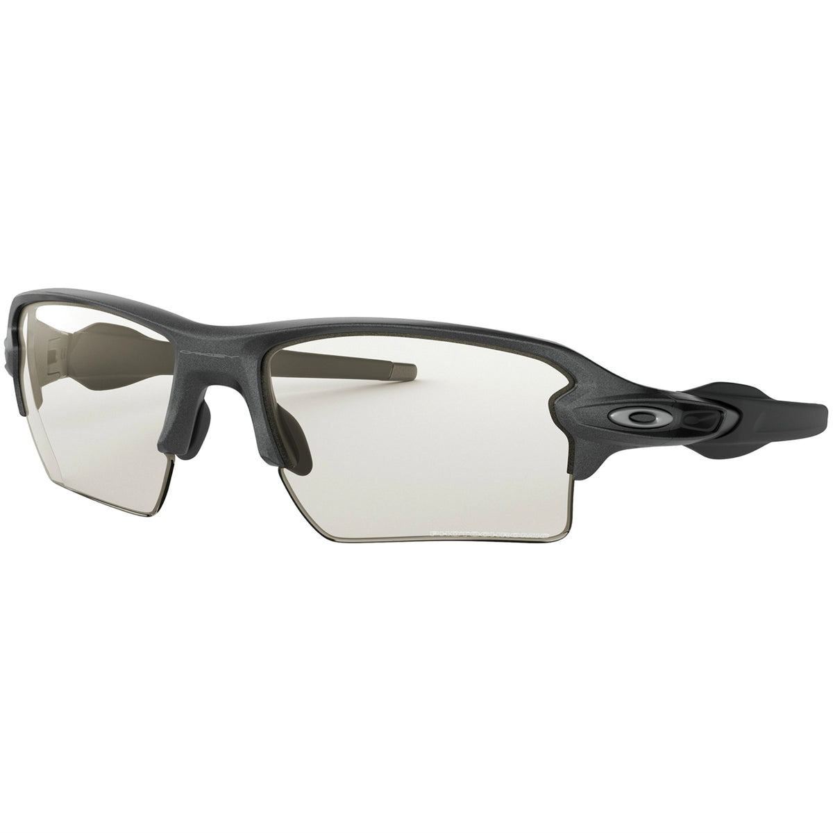 Oakley Flak 2.0 XL Sunglasses Steel/Clear-Black Photochromic