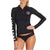 Billabong Sol Searcher Long-Sleeve Rashguard - Women's Black Pebble