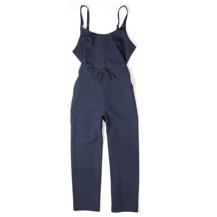 Bridge & Burn Otto Jumpsuit - Women's Navy Seersucker