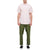 Obey Clothing Eighty Nine Stripes Short-Sleeve Shirt Pale Coral Multi