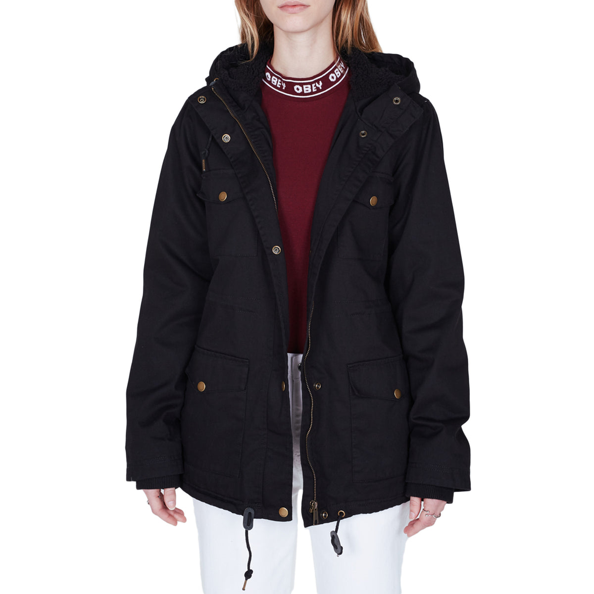 Obey Clothing Pistol Jacket - Women's Black