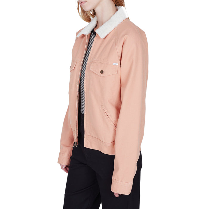 Obey Clothing Jeanne Sherpa Jacket - Women's Dusty Coral