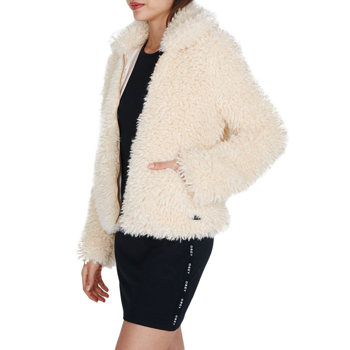 Obey Clothing Shay Fur Bomber Jacket - Women's Mink