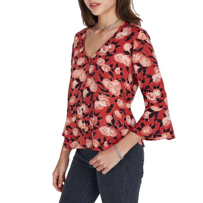 Obey Clothing Caffe Blouse - Women's Rust Multi