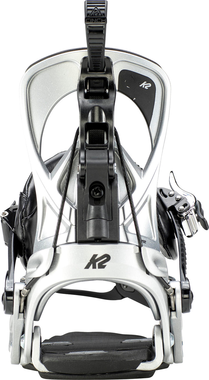 K2 Cinch Tryst Snowboard Bindings - Women's 2019 Silver