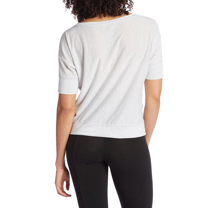 Prana Viana Top - Women's Titanium Grey Stripe