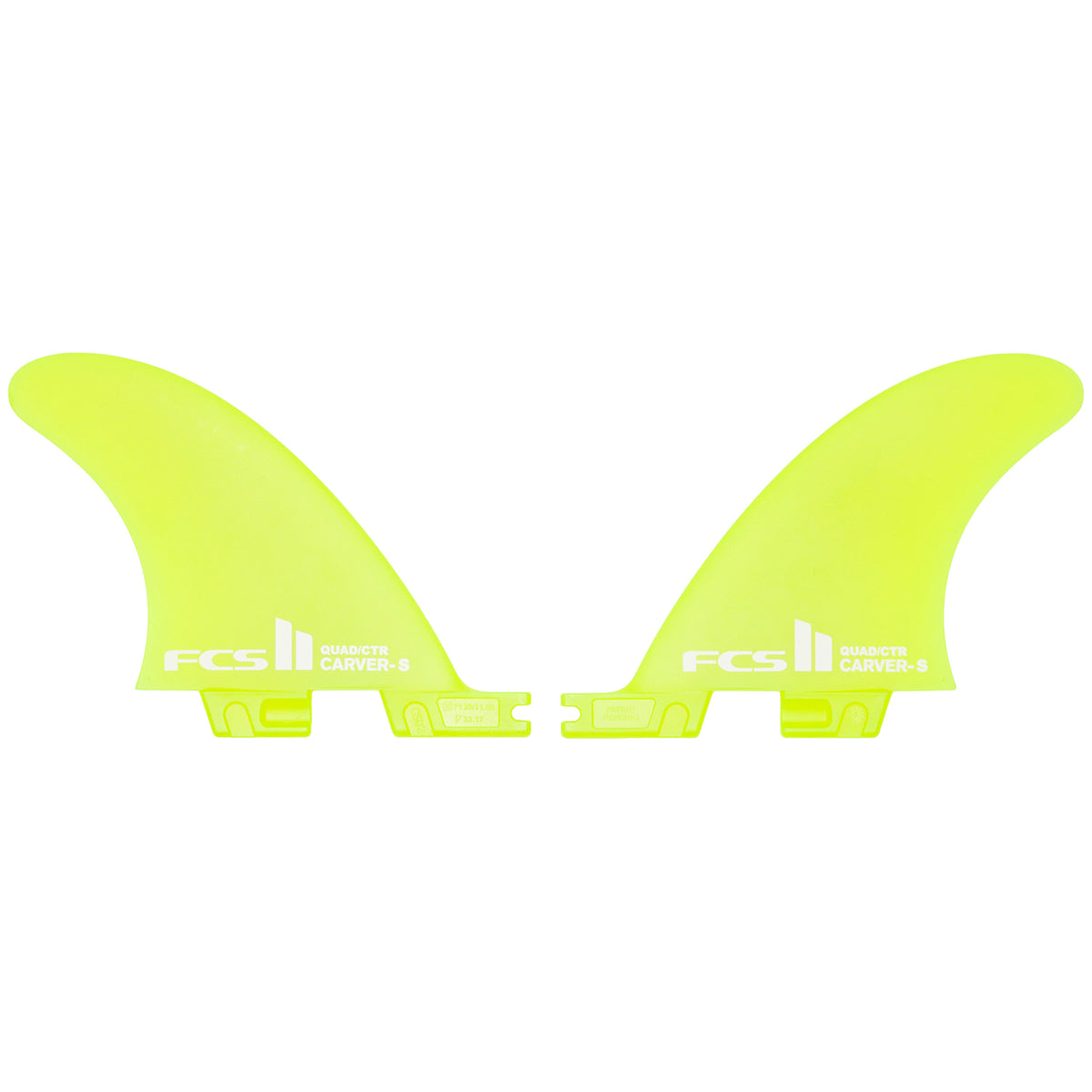 FCS II Carver Neo Glass Small Quad Rear Fin Pair