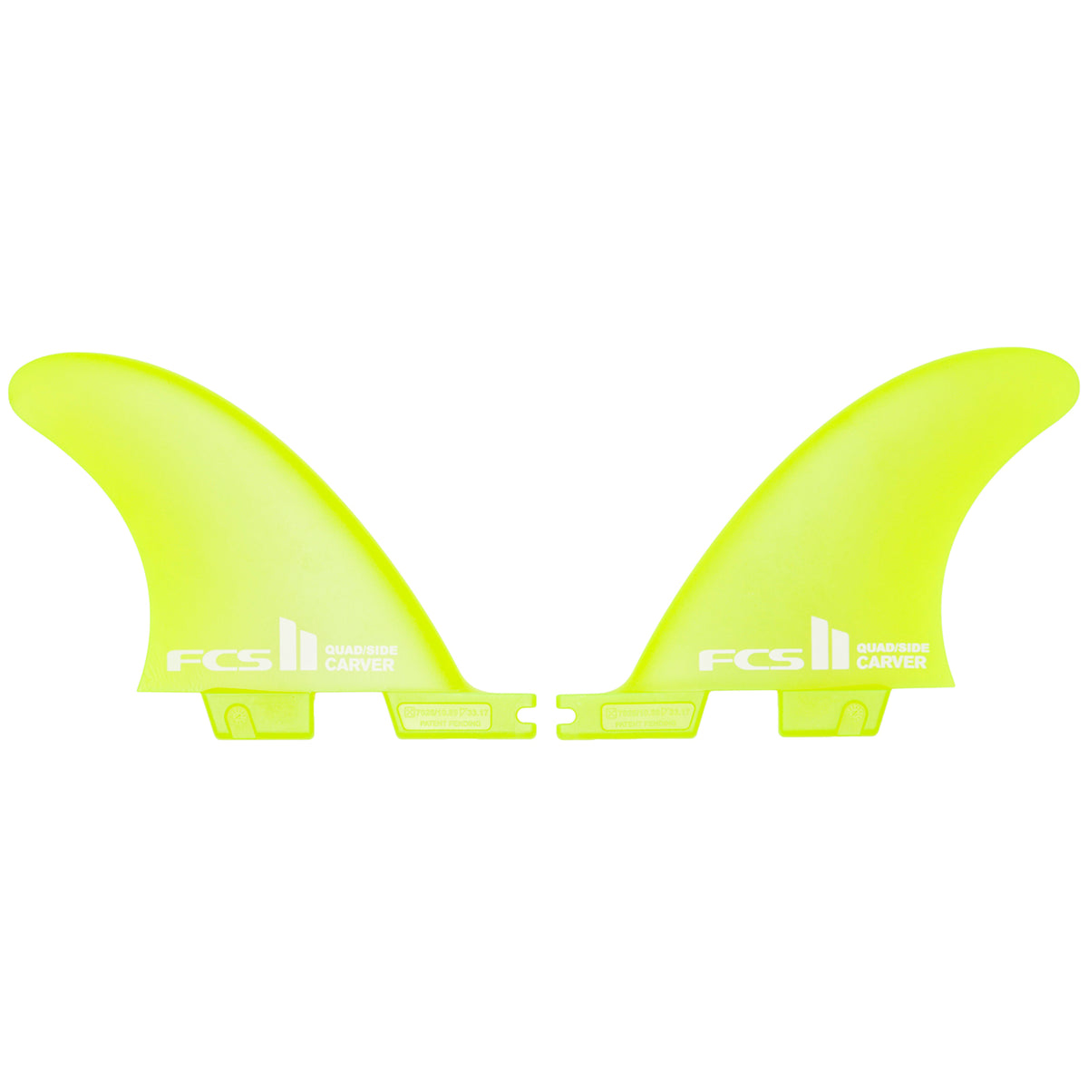 FCS II Carver Neo Glass Small Quad Rear Side Bite Fin Pair