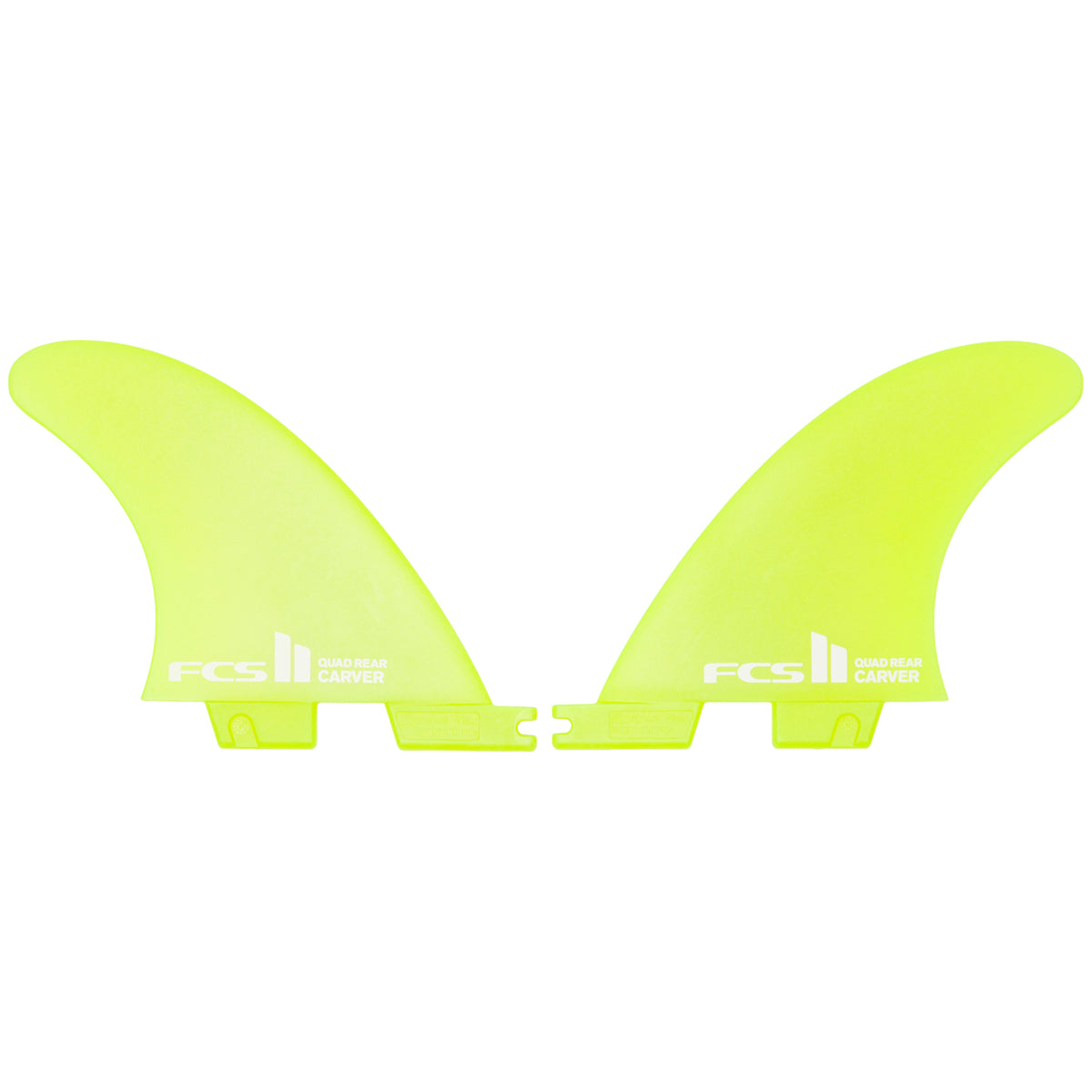 FCS II Carver Neo Glass Medium Quad Rear Fin Pair