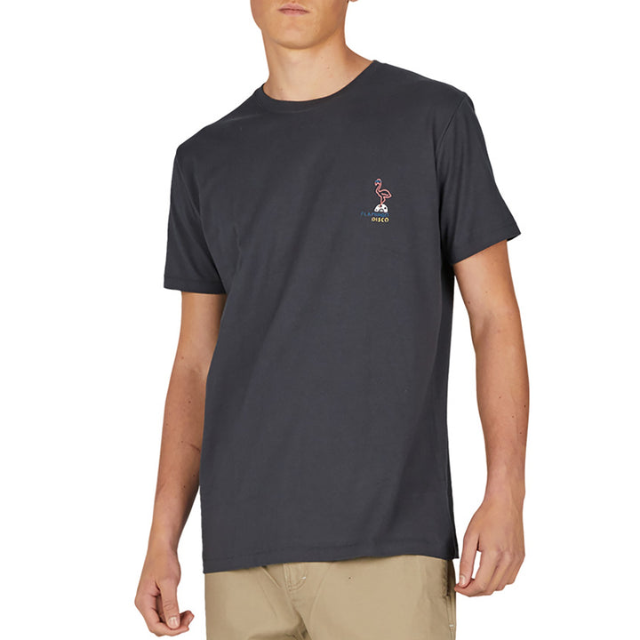 Barney Cools Flamingo Disco T-Shirt Black