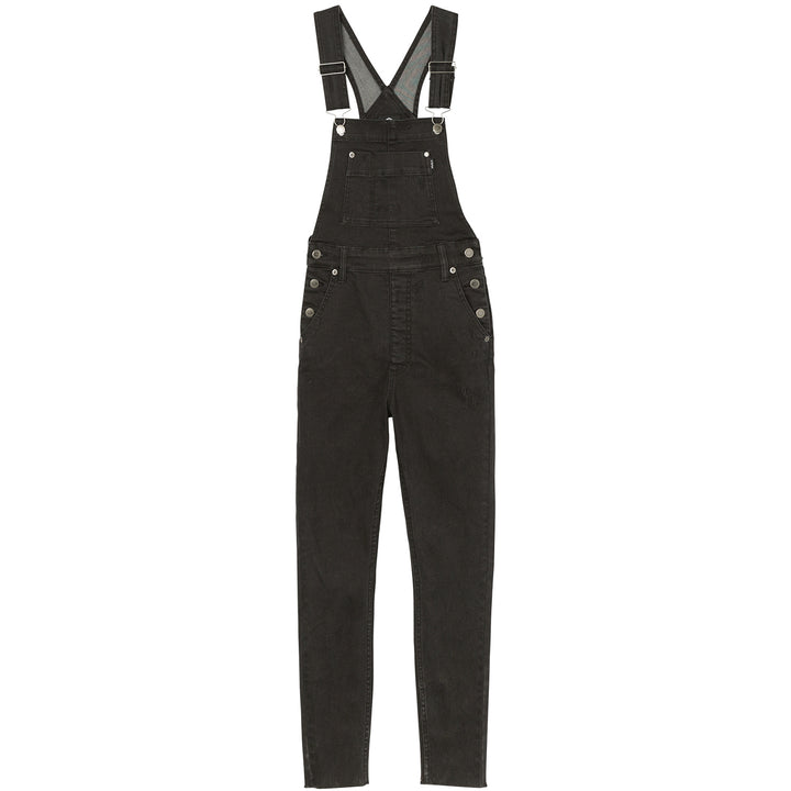 RVCA Foss Overalls - Women's Washed Black