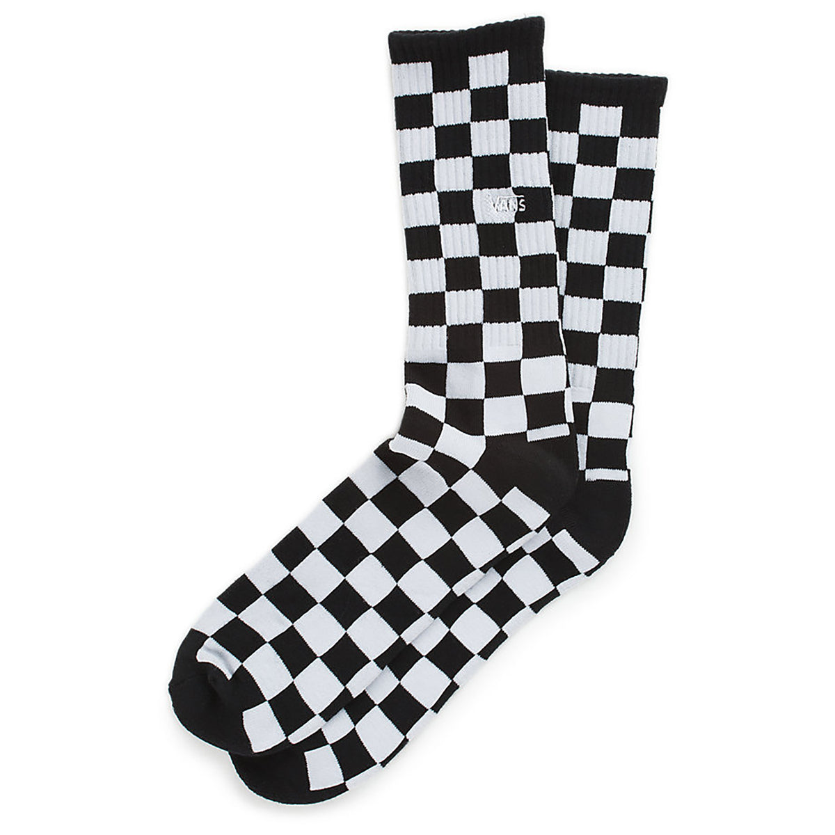 Vans Checkerboard Crew II Socks Black/White Check