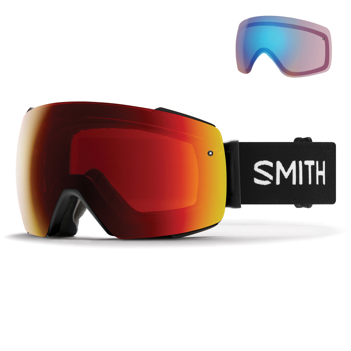 Smith I/O MAG Goggles Black/Chromapop SunRed Mir+Chromapop Storm Rose