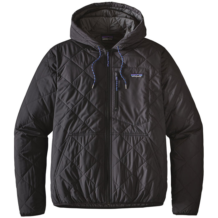 Patagonia Diamond Quilted Bomber Hoodie - Men's Black