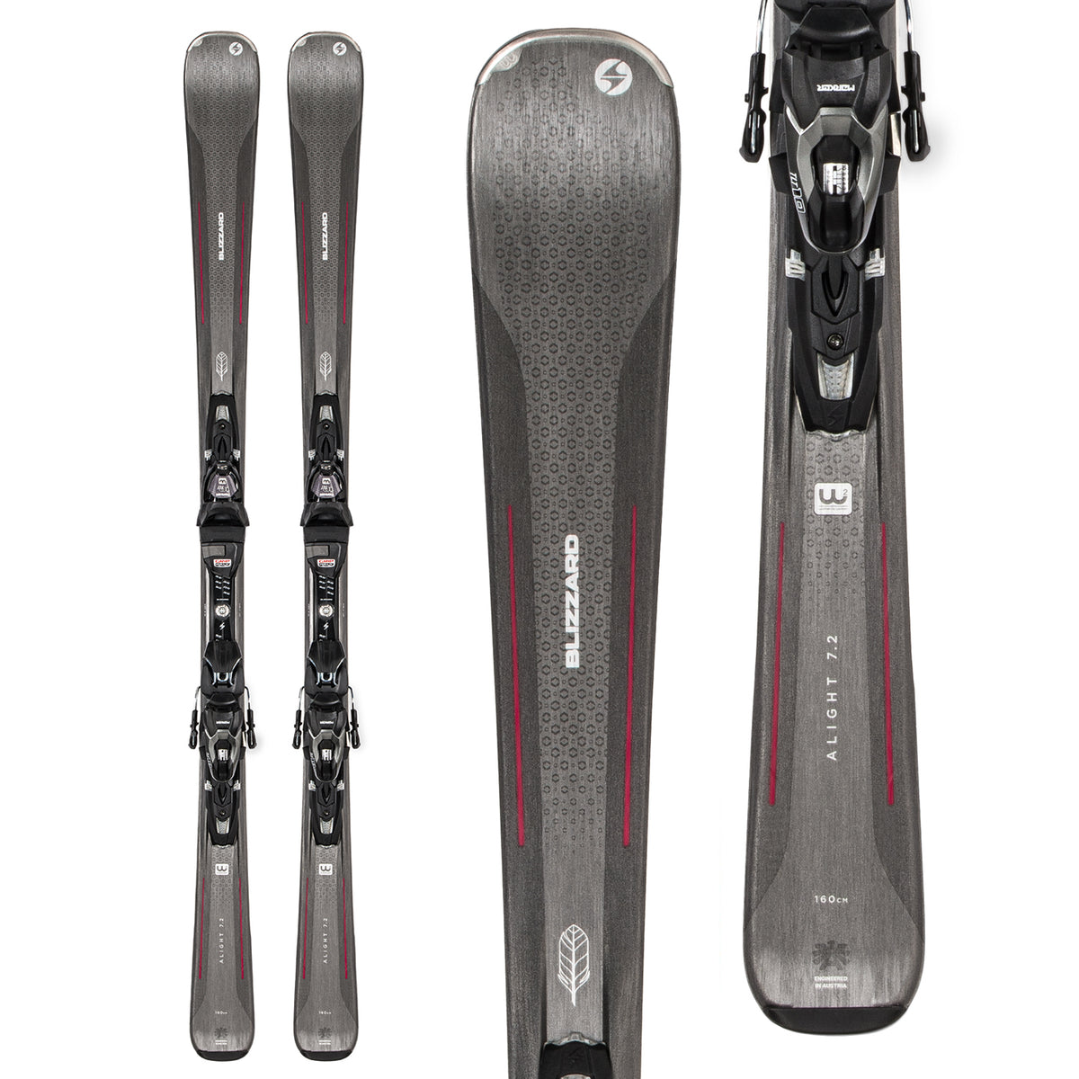 Blizzard Alight 7.2 Skis + TLT10 W Bindings - Women's 2019