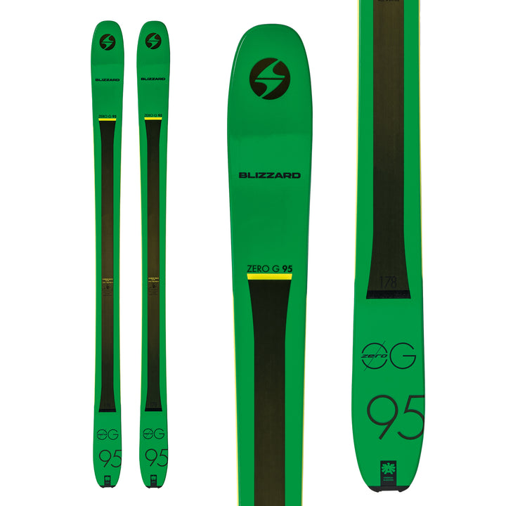 Blizzard Zero G 95 Skis 2019 Green