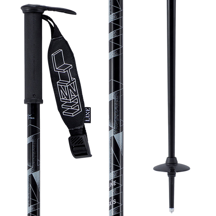Line Skis Wallischtick Ski Poles 2019 Black