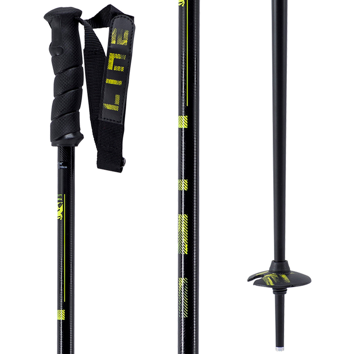 Line Skis Grip Stick Ski Poles 2019 Black