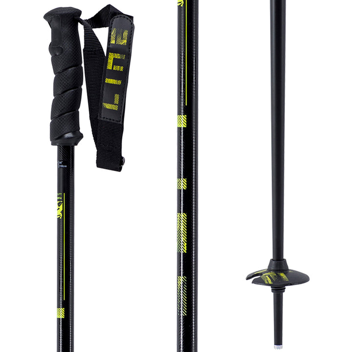 Line Skis Grip Stick Ski Poles 2019 Black