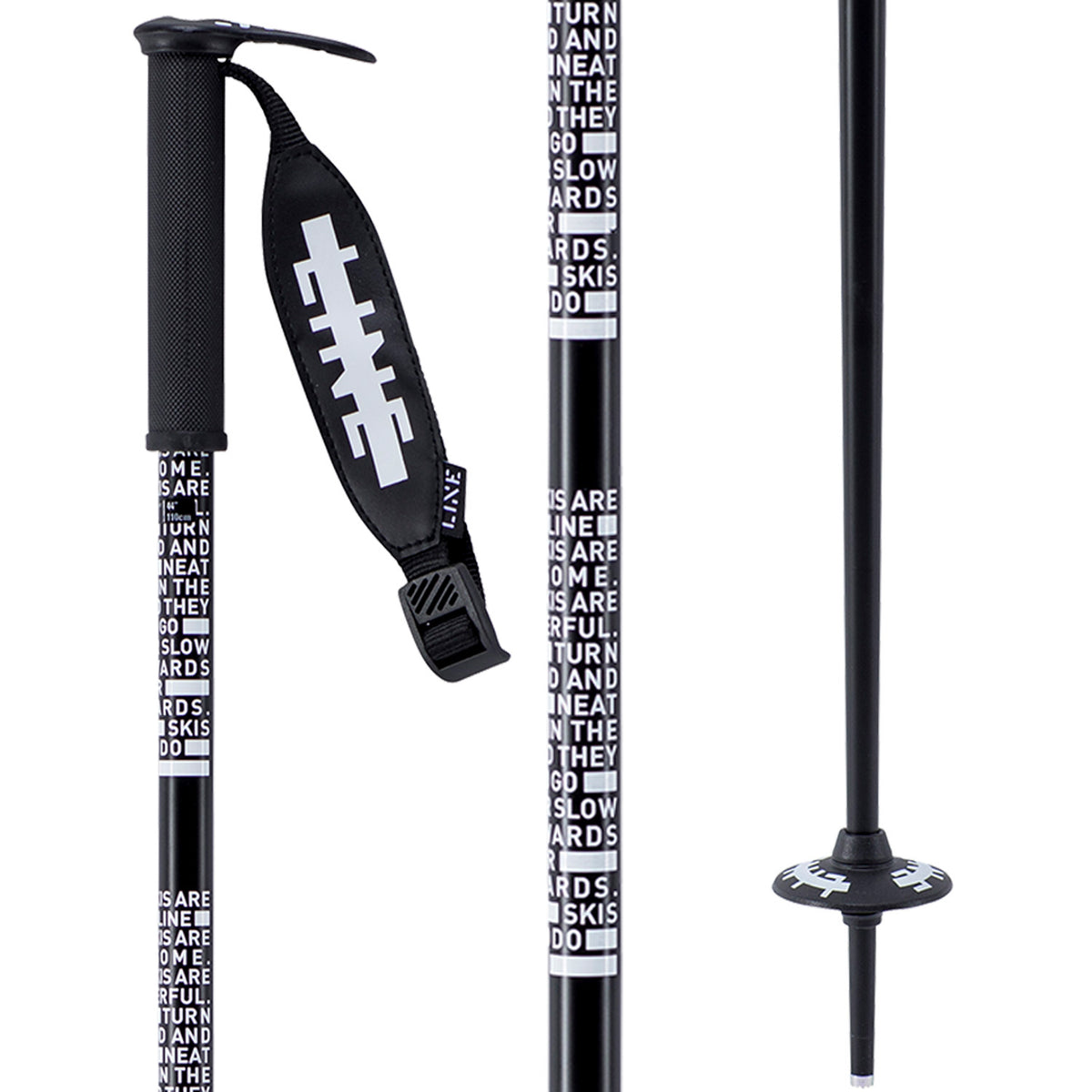Line Skis Pin Ski Poles 2019 Black