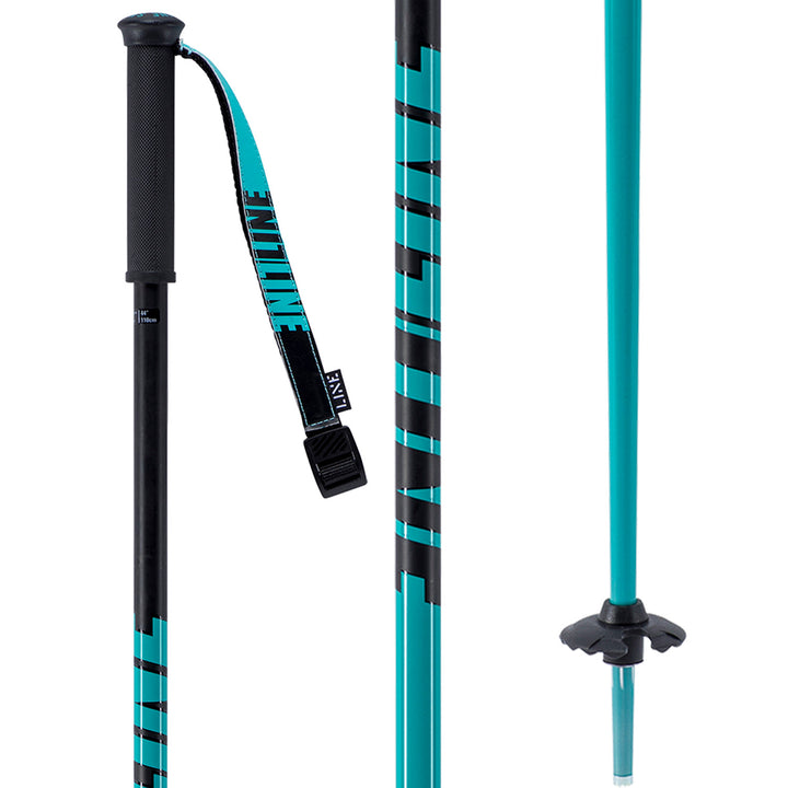Line Skis Tac Ski Poles 2019 Teal