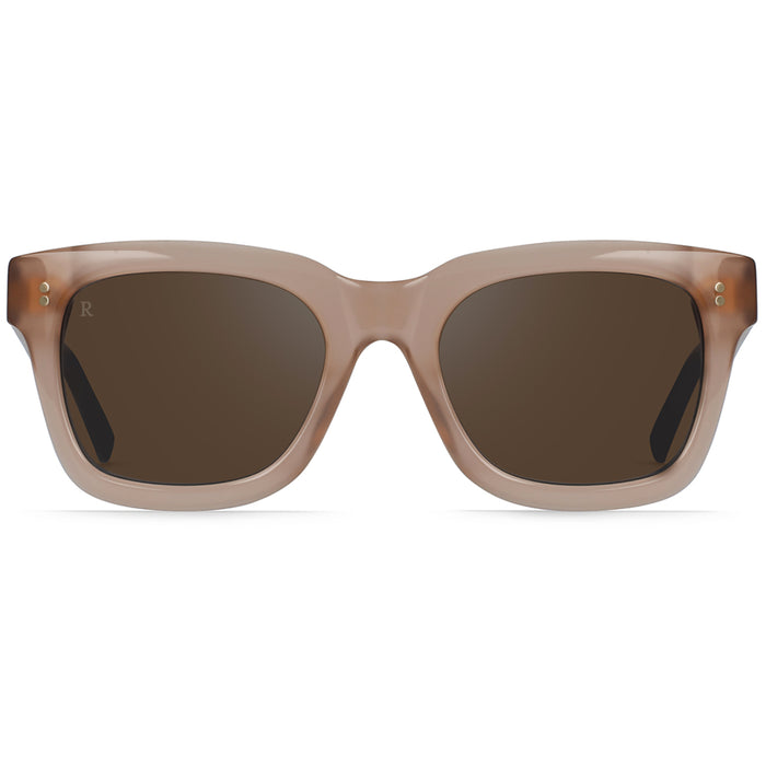 RAEN Gilman Sunglasses Rose/Brown/Silver Mirror