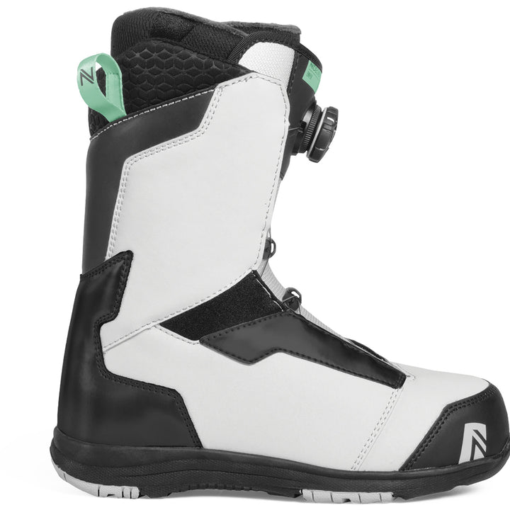 Nidecker Onyx Boa Coil Snowboard Boots - Women's 2019 Grey/Aqua