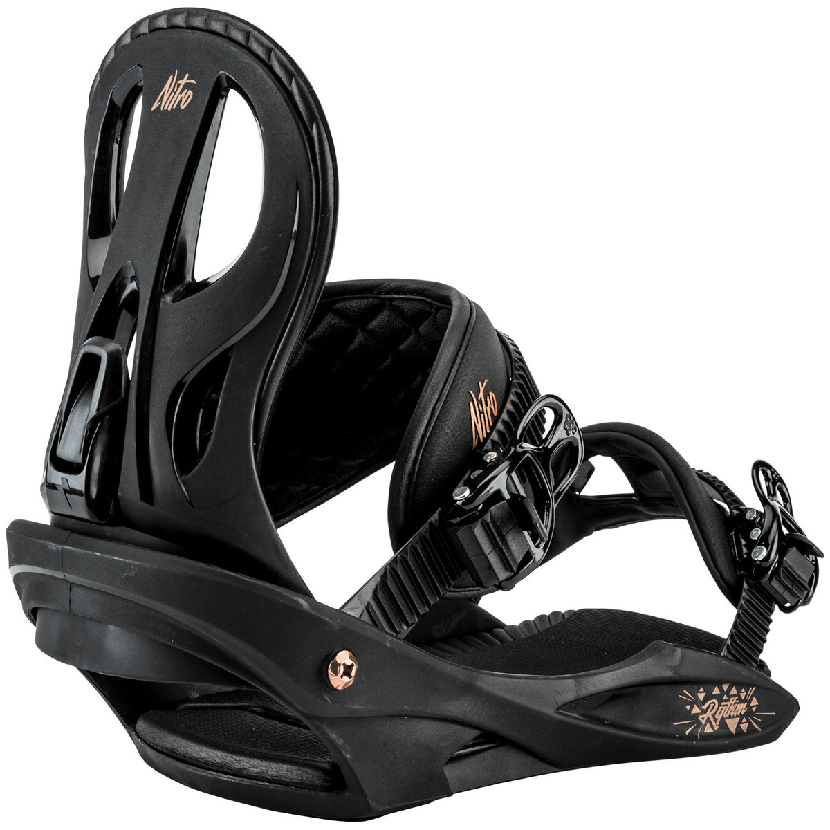 Nitro Rhythm Snowboard Bindings - Women's 2019 Black Bronze
