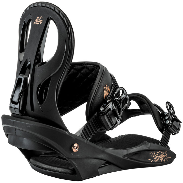 Nitro Rhythm Snowboard Bindings - Women's 2019 Black Bronze