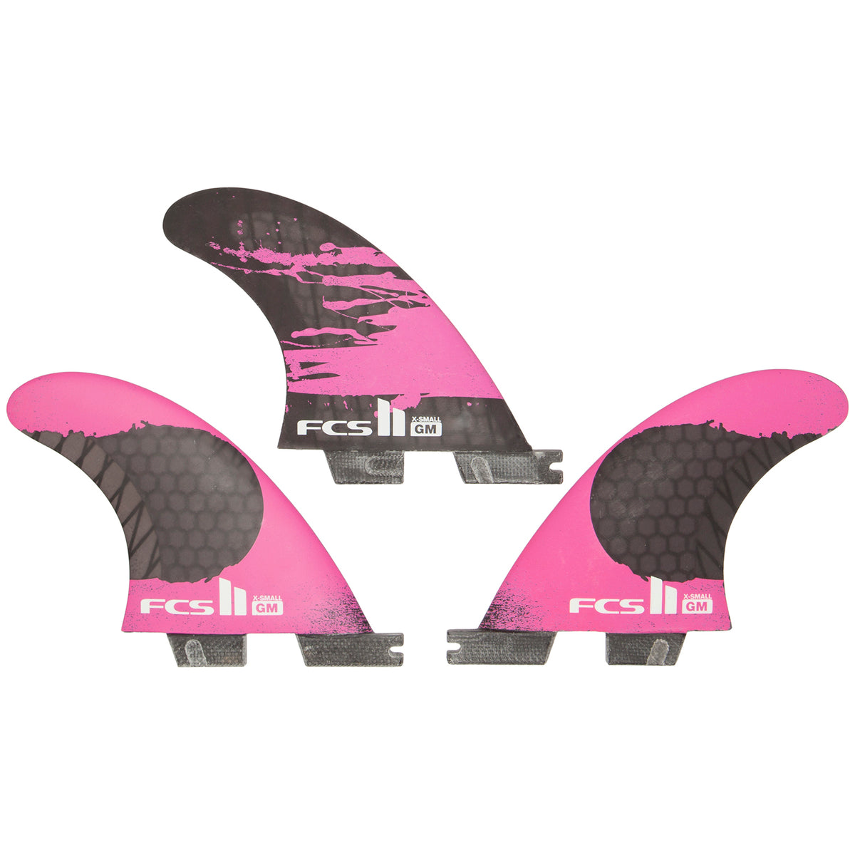 FCS II GM PC Carbon X-Small Tri Fin Set