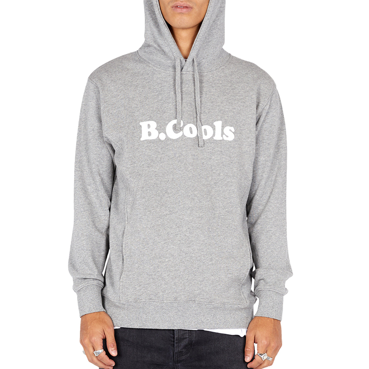 Barney Cools B.Cools Retro Hoodie Grey Melange