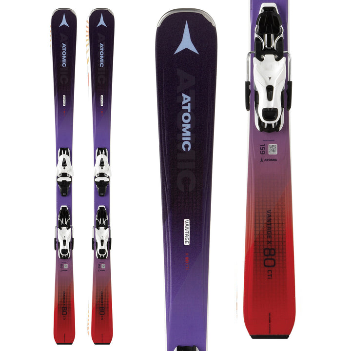 Atomic Vantage X 80 CTI W Skis + FT 11 GW Bindings - Women's 2019