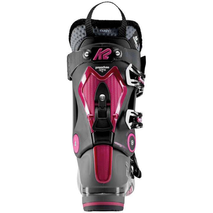 K2 B.F.C. W 100 Ski Boots - Women's 2019 Gray/Burgandy
