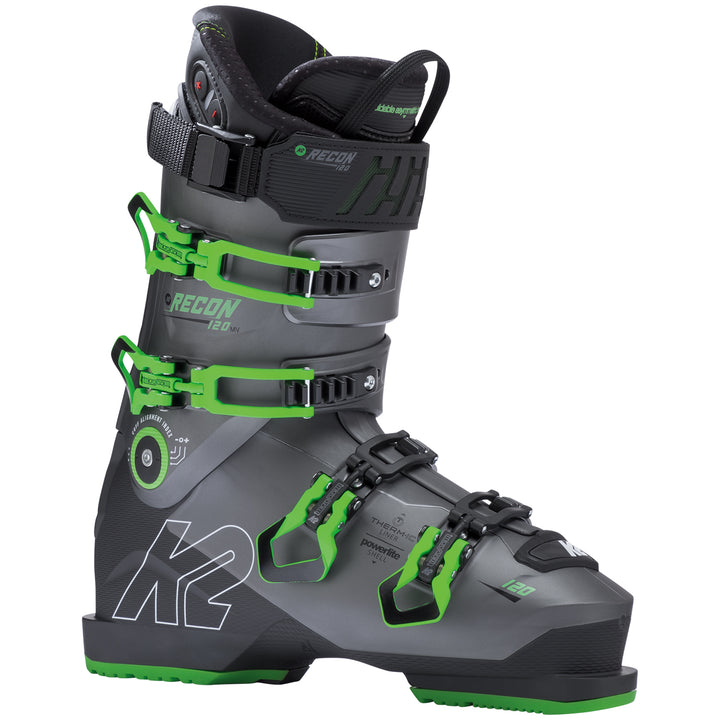 K2 Recon 120 MV Heat Ski Boots 2020 Dark Gray/Green