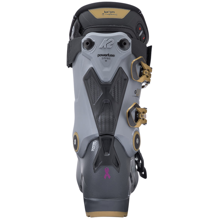K2 Luv 100 MV Heat Ski Boots - Women's 2019 Light Gray/Gold