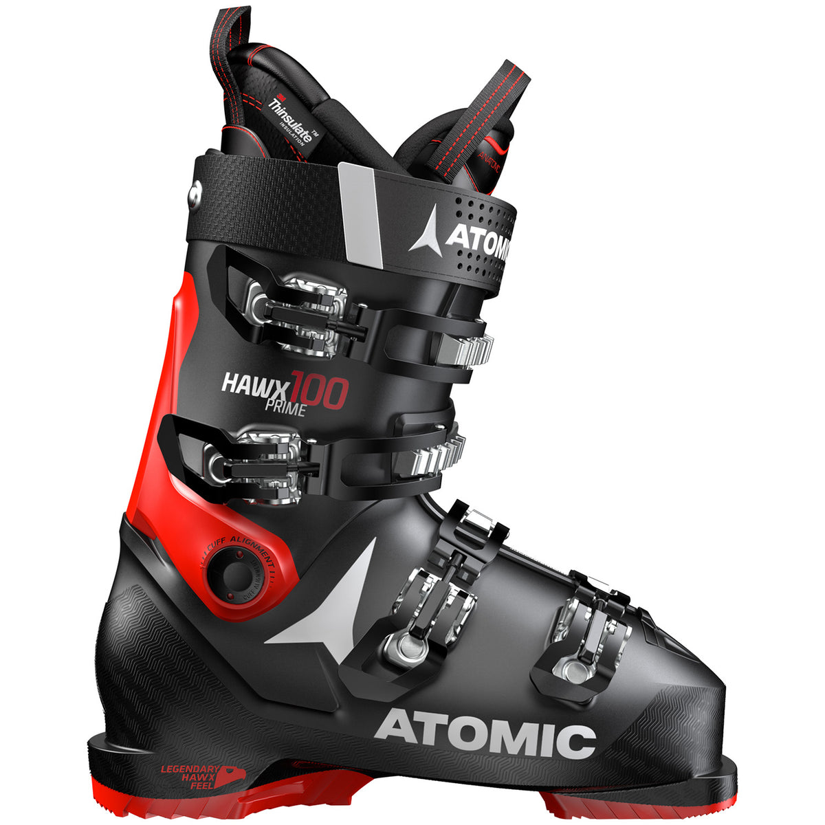 Atomic Hawx Prime 100 Ski Boots 2020 Black/Red