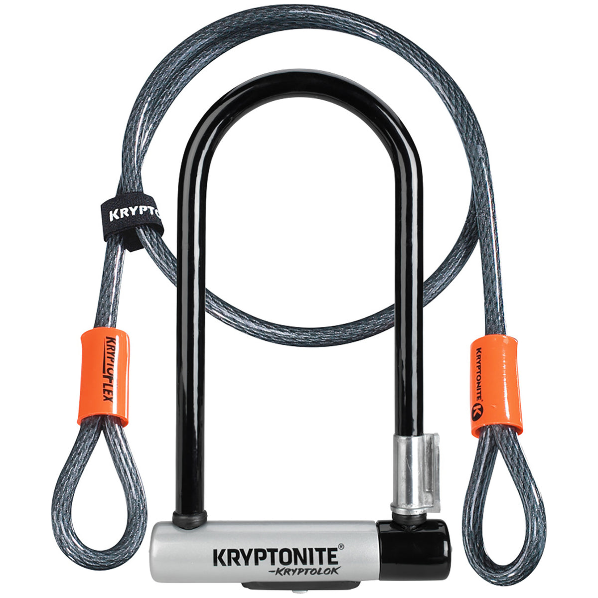 Kryptonite KryptoLok STD U-Lock with 4' Flex Cable