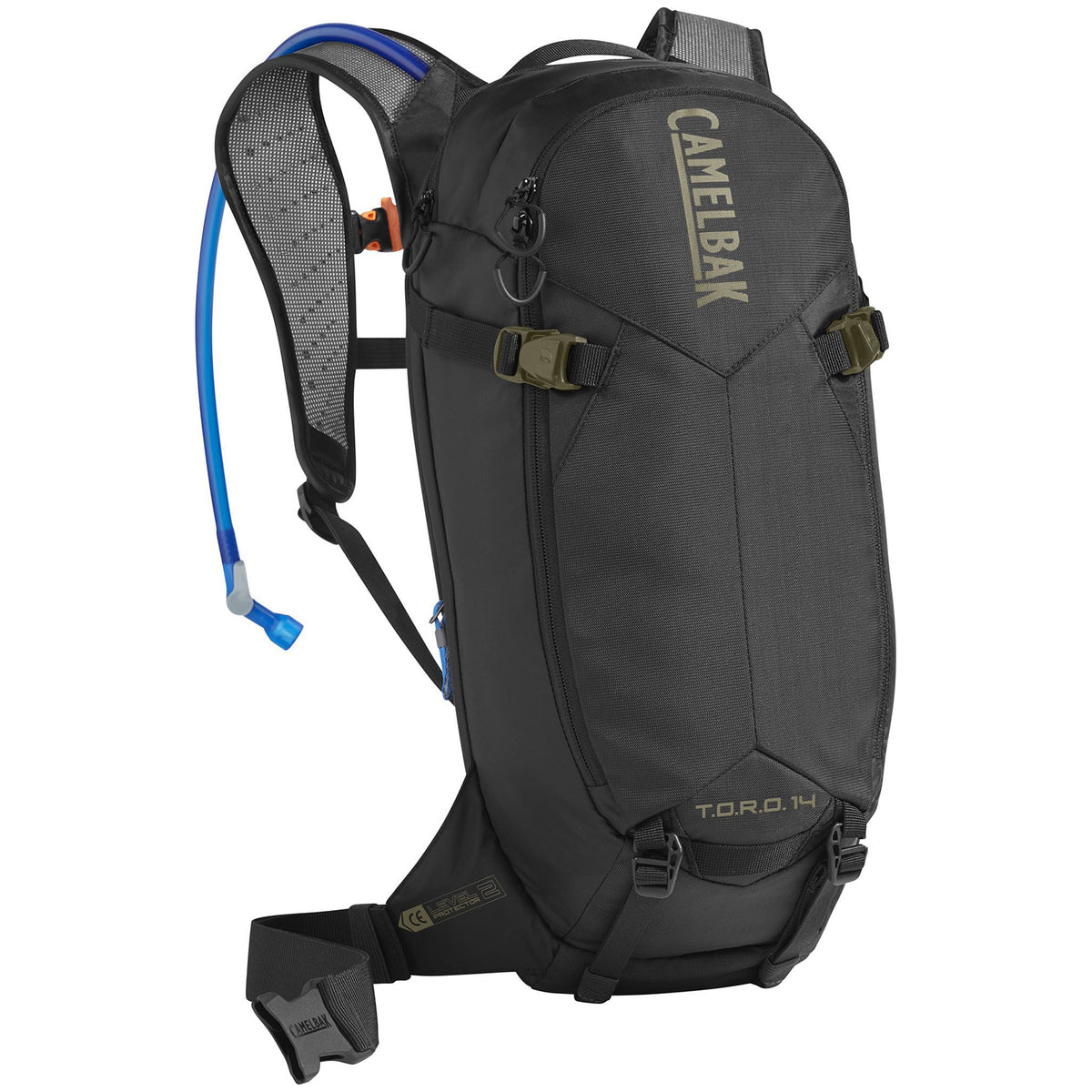 CamelBak T.O.R.O. Protector 14 Hydration Pack Black/Burnt Olive