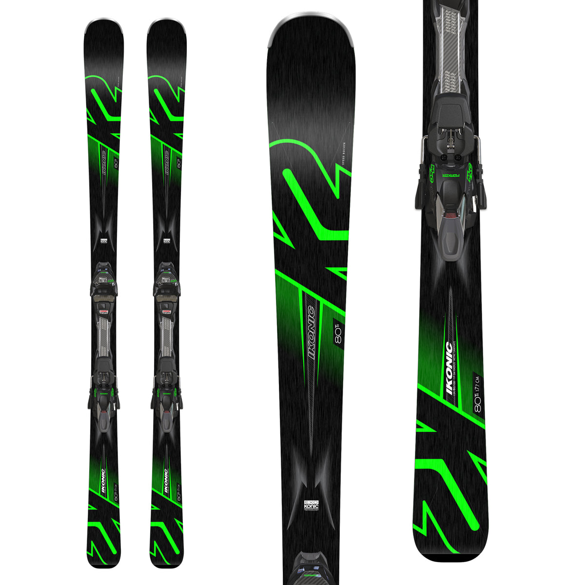 K2 Ikonic 80 Ti Skis + MXC 12 TCX Light Bindings 2019