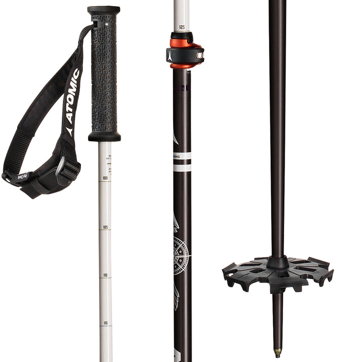 Atomic Backland FR Ski Poles 2019 Black/White