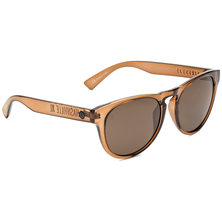 Electric Nashville XL Sunglasses Gloss Mono Bronze/Ohm Bronze Polarized