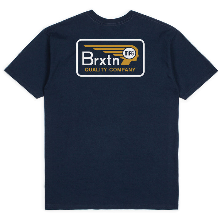 Brixton Messenger T-Shirt Navy