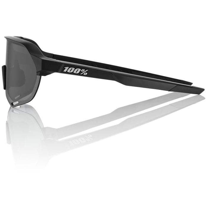 100% S2 Sunglasses Soft Tact Black/Smoke Lens