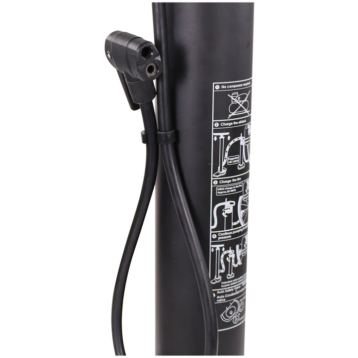 Serfas AF-1 Air Force One Tubeless Floor Pump Black