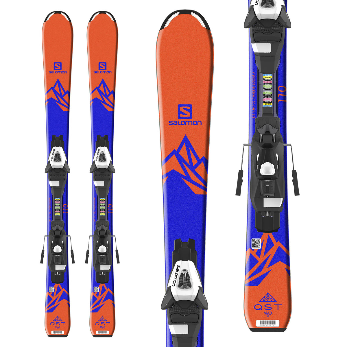 Salomon QST Max Jr S Skis + C5 Bindings - Kids' 2019
