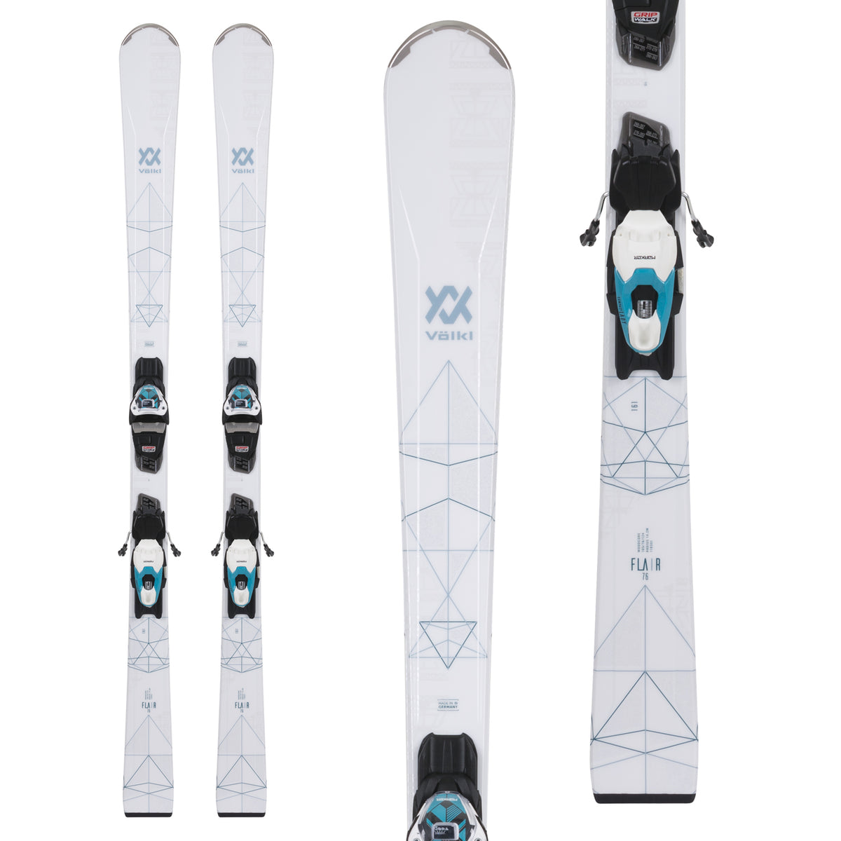 Völkl Flair 76 Skis + vMotion1 10 GW Bindings - Women's 2019